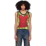 Green Jean Paul Gaultier Edition Tank Top