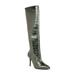 Tory Croc Embossed Knee High Boot