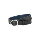 Horseshoe Shiny Stainless Steel Buckle Reversible Belt