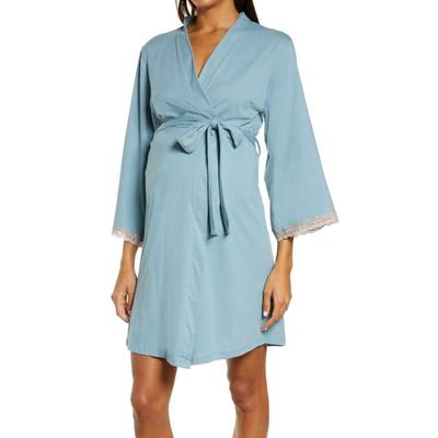 Plume Cotton Maternity/nursing Robe