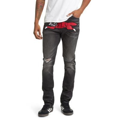 Running Dog Distressed Jeans