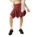 Xia Plaid Miniskirt