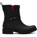 Black Moto Rain Boots