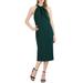 Twist Neck Sheath Dress