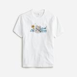 Vintage-wash Cotton Graphic T-shirt