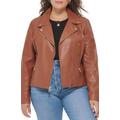 Faux Leather Moto Jacket