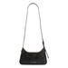 Mini Platt Crackle Leather Shoulder Bag