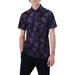 Hendrix Digital Palm Leaf Print Cotton Polo