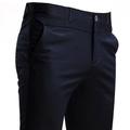 Homme pantalon de costume Pantalon Pantalons décontractés Pantalon de costume Poche Couleur Pleine Vestimentaire Extérieur Toute la longueur Intérieur Travail Mode Vêtement de rue Gris blanc Noir