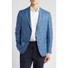 Midland Contemporary Fit Plaid Wool Blend Blazer