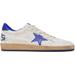 White & Blue Ball Star Sneakers
