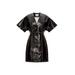 Dress From Faux Leather,