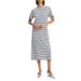 Clint Stripe Cotton T-shirt Dress