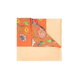 Reversible Shawl With Floral Motif,