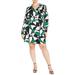 Frances Print Wrap Front Long Sleeve Dress