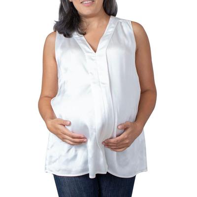 Lily Satin Maternity/nursing Top