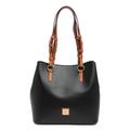 Briana Leather Shoulder Bag With Zip Pouch