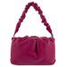 Ruched-handle Zipped Shoulder Bag