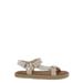 Touch-strap Open-toe Flat Sandals