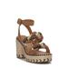 Jewelly Ankle Strap Espadrille Platform Sandal