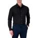 4x Stretch Slim Fit Solid Black Dress Shirt