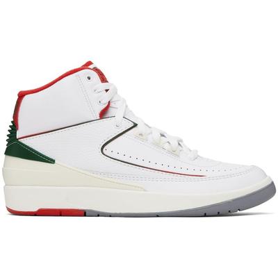 White Air Jordan 2 Retro Sneakers
