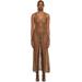 Brown Dulcie Longline Maxi Dress