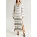 Theodora Stripe Long Sleeve Cover-up Dress