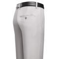 Homme pantalon de costume Pantalon Pantalons décontractés Pantalon de costume Poche Couleur Pleine Vestimentaire Extérieur Toute la longueur Intérieur Travail Mode Vêtement de rue Gris blanc Noir