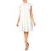 Ruffle Pleated Shift Dress