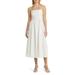 Sammie Pleat Strapless Stretch Cotton Sundress