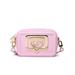 Eyelike Plaque Zipped Shoulder Bag