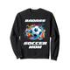 Graffiti-Farbe, Motiv: Badass Soccer Mom, Fußballball-Design Sweatshirt