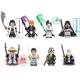 8 Pcs Assembled Toy Anime Series Death God Genki Sword Hachizaki Ichigo Kid Building Block Bag