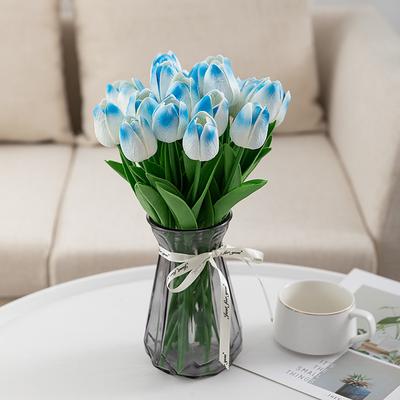 10pcs Lifelike PU Tulip Artificial Flowers: Perfect for Home Decor, Wedding Decorations, and Events - Realistic Feel Tulips for Added Elegance