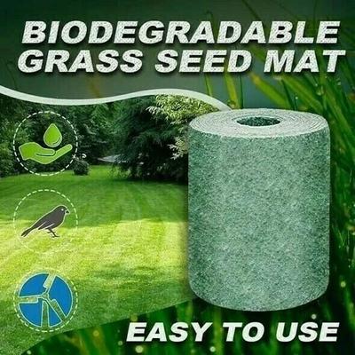 Biodegradable Grass Seed Mat,Garden Mat Horticultural Blanket for Overseas Non-Woven Grass Seed Mat(0.23m)