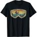 Vintage Ski Mountain Snow Goggles T-Shirt - Ideal Winter Holiday Present