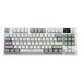 GlorySunshine K86 Gaming Keyboard Colorful Backlight Mechanical 87 Keys Portable Wired/Wireless Keyboard Silence Hot Swap Design Keyboard for Laptop PC Computer Tablet