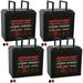 Banshee Battery 12V 55AH Lithium LiFePO4 Deep Cycle Replacement Battery Compatible with Chauffeur Mobility Viva Power 645-4 Pack