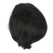 Men Short Black Wigs Finely Trimmed Fluffy Natural Breathable Net Firmly False Hair for Daily Wear