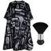 Brush Cape Set Prevent Static Electricity Beauty Clothes Cover Stylist Haircut for Women Aldult Fabric and