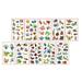 10 Sheets Tattoo Stickers Removable Temporary Tattoos Decorative Face Cute Party Decorations Encanto for Kids Child