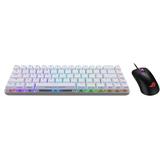 ASUS ROG Falchion Ace 65% Compact Gaming Keyboard Bundle with ROG Keris Mouse NXRD Mechanical switches Per-Key RGB LEDs Better typing experience White Color