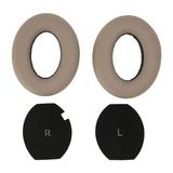 Replacement Ear Pads Cushions Protein Leather Memory Foam Earpads for Sennheiser Momentum 4 Wireless Headphones