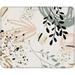 Mouse Pad Non-Slip Rubber Base Computer Mousepad Modern Abstract Art Boho Leaves Customized Square Mouse Pads for Laptop Office Home & Gaming Superb Tracking Accuracy and Smooth Surface