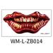 Room Decor Clearance 2023 New Halloween Prank Makeup Temporary Halloween Clown Horror Mouth Stickers Removable And Realistic Temporary Kit Halloween Makeup Props