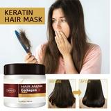 OugPiStiyk Pure Keratin Repair Hair Mask 3.4oz instant Keratin Hair Repair Mask Keratin Mask with Argan & Coconut Oil Pure Magical Treatment Hair Mask Magical Keratin Hair Treatment Mask