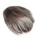 Men Short Wig Adjustable Fashionable Elegant Vintage Synthetic Male Wig for Middle Aged Elderly Women