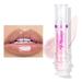 6 Colors Lip Plumper Hydrating & Smooth Lip Wrinkles Enhancing Plump Effect for Fuller Lips High Shine Lip Glaze Long Lasting Nourishing Lip Plumper for Women Girls (# 03)