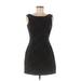 Lilly Pulitzer Casual Dress - Sheath Boatneck Sleeveless: Black Print Dresses - Women's Size 6